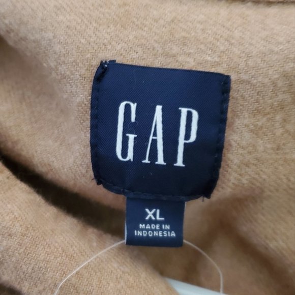 🆕 GAP Camel Chamois Shirt XL - Picture 5 of 5